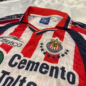 ⚽️ Vintage Chivas Guadalajara Jersey 2XL Atlética Cemento Tolteca